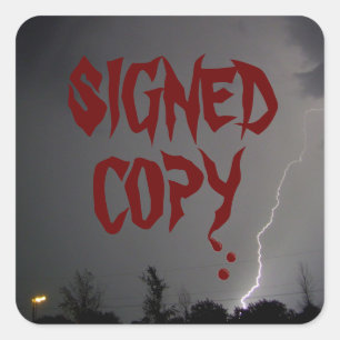 Signed Copy - Square Stickers (9)