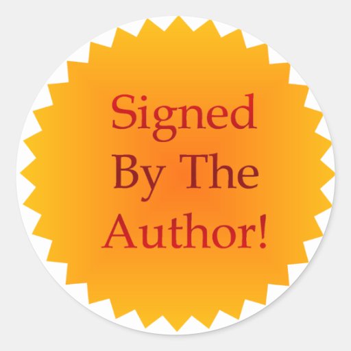 Signed Copy Sticker | Zazzle