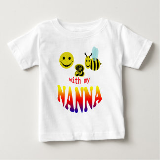signed happy2bee with my nanna baby T-Shirt