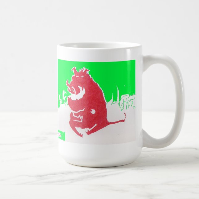 Signed Warthog Coffee Mug (Right)