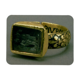 Signet ring of King Louis IX of France (St. Louis) Magnet