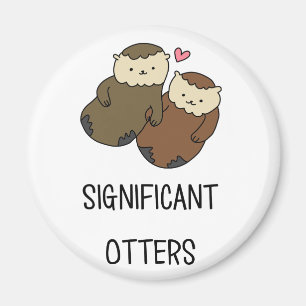 SIGNIFICANT OTTERS couple's shirts, accessories Magnet