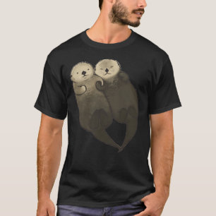 Significant Otters - Otters Holding Hands Classic T-Shirt