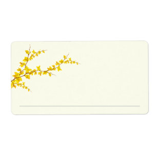 Signing Line Little Yellow Flower Bookplate