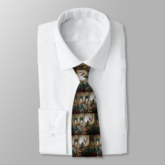 Signing of the Constitution Double Sided Tie (Tied)