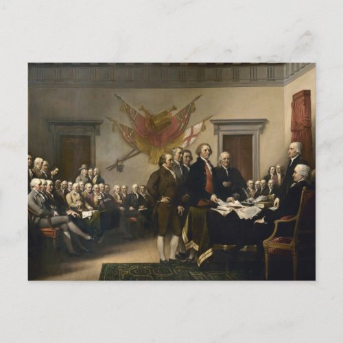 Signing of the Declaration of Independence Postcard