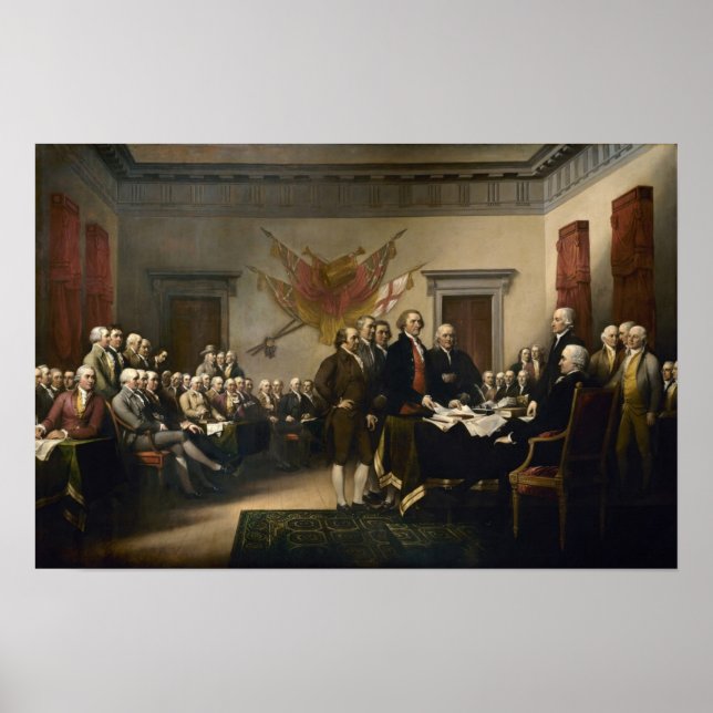 Signing of the Declaration of Independence Poster (Front)