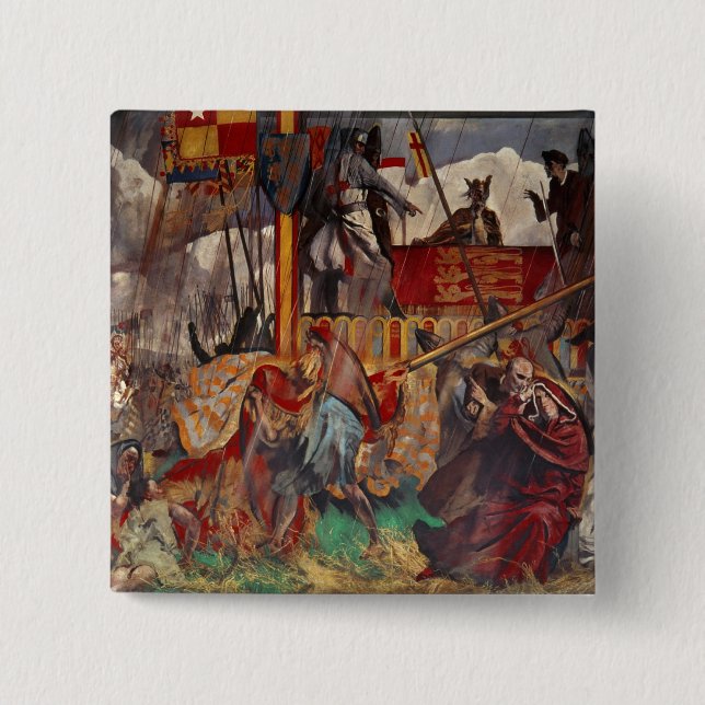 Signing of the Magna Carta, 1215 Button (Front)