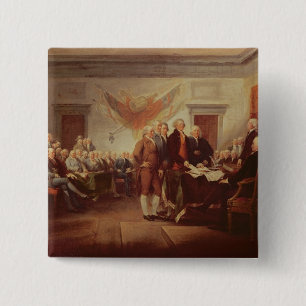 Signing the Declaration of Independence, 4th Pinback Button