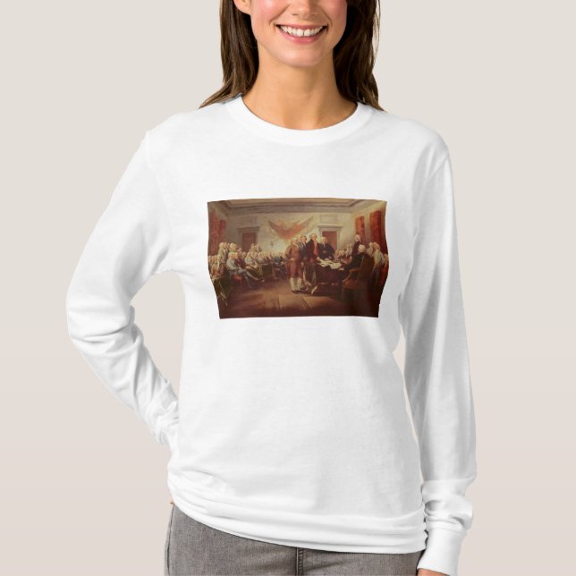 Signing the Declaration of Independence, 4th T-Shirt (Front)