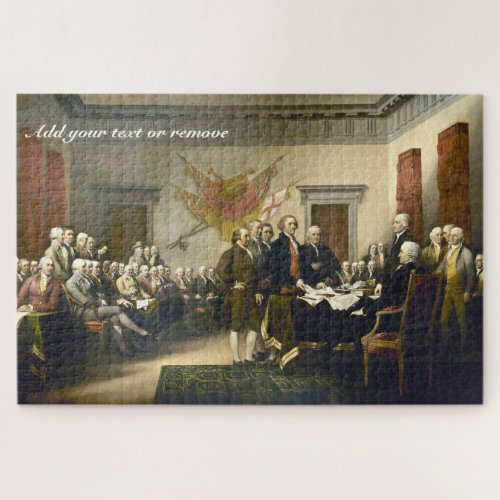 Signing the Declaration of Independence Jigsaw Puzzle