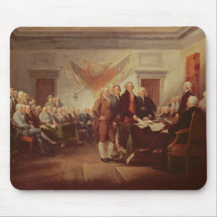 Signing the Declaration of Independence Mouse Pad