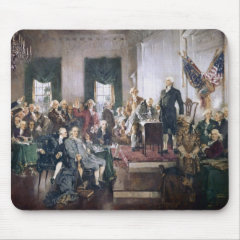 Signing the US Constitution by Christy Mouse Pad