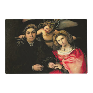 Signor Marsilio Cassotti and his Wife, Faustina Placemat