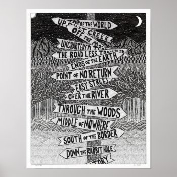 Signpost #2 Poster by elihelman at Zazzle