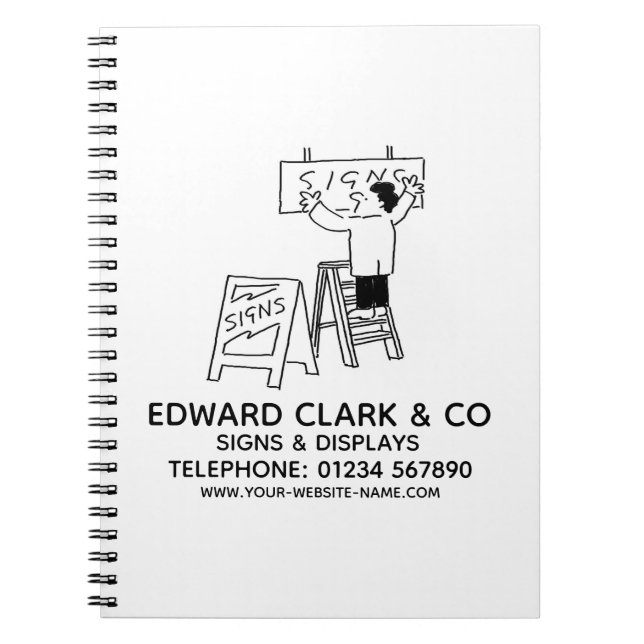 Signs & Displays Notebook (Front)