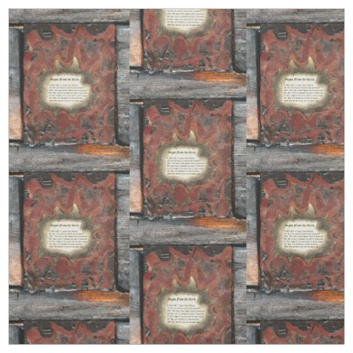 Signs From The Earth Fabric