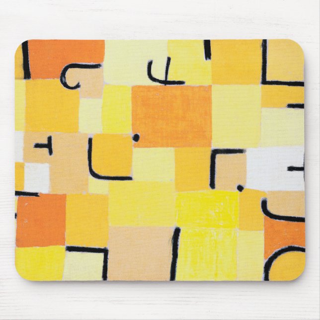 Signs in Yellow, Paul Klee Mouse Pad (Front)