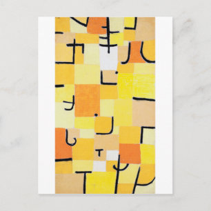 Signs in Yellow, Paul Klee Postcard