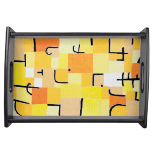 Signs in Yellow, Paul Klee Serving Tray
