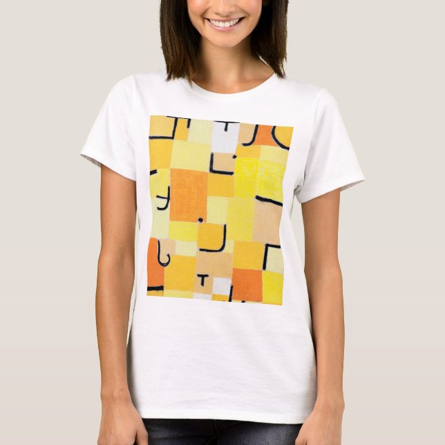 Signs in Yellow, Paul Klee T-Shirt (Front)