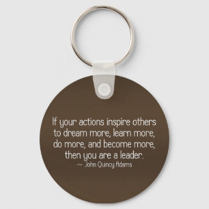 Signs of a true leader (2) keychain
