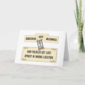 Signs of Aging - Hair Card