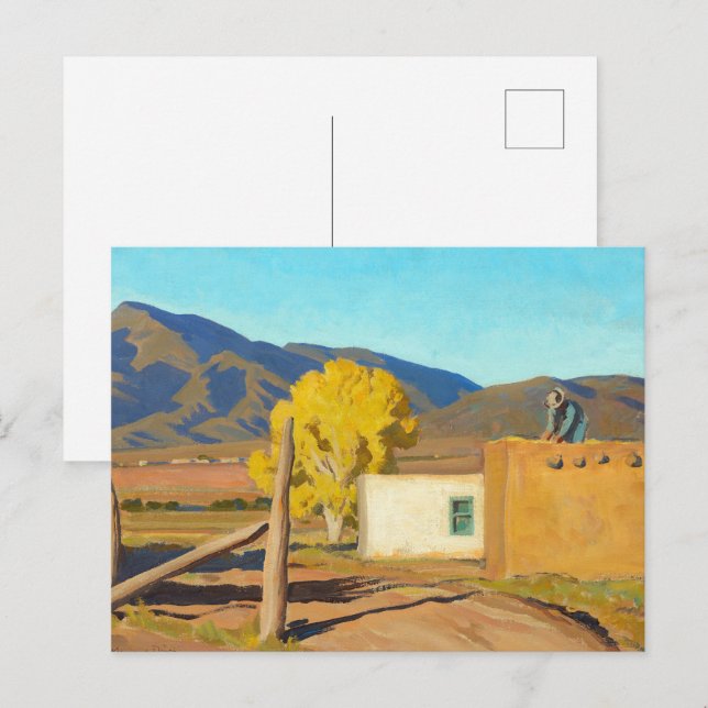 Signs of Autumn, 1931 by Maynard Dixon Postcard (Front/Back)