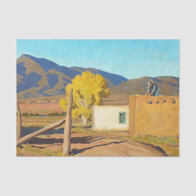 Signs of Autumn, 1931 by Maynard Dixon Tissue Paper (Front)