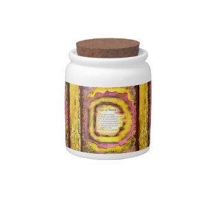 Signs of Beauty Candy Jar