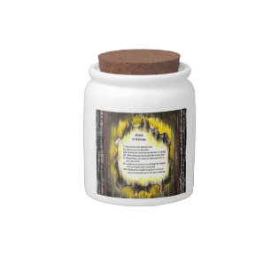 Signs of Courage Candy Jar