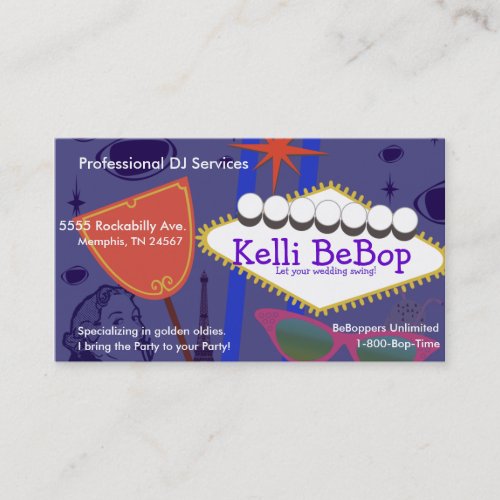 Signs of Glam! Business Card Template