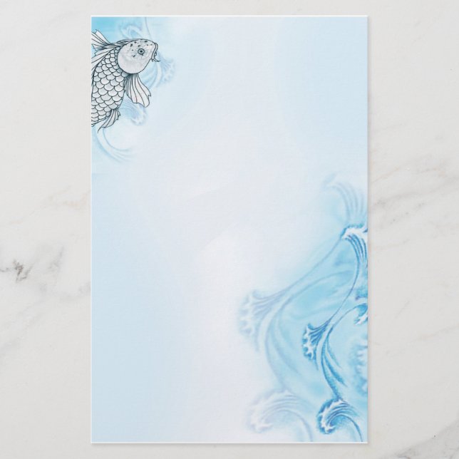 Signs of Koi - Letterhead Stationery (Front)