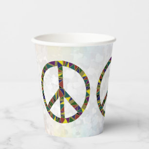 Signs of Peace Pappbecher Paper Cups