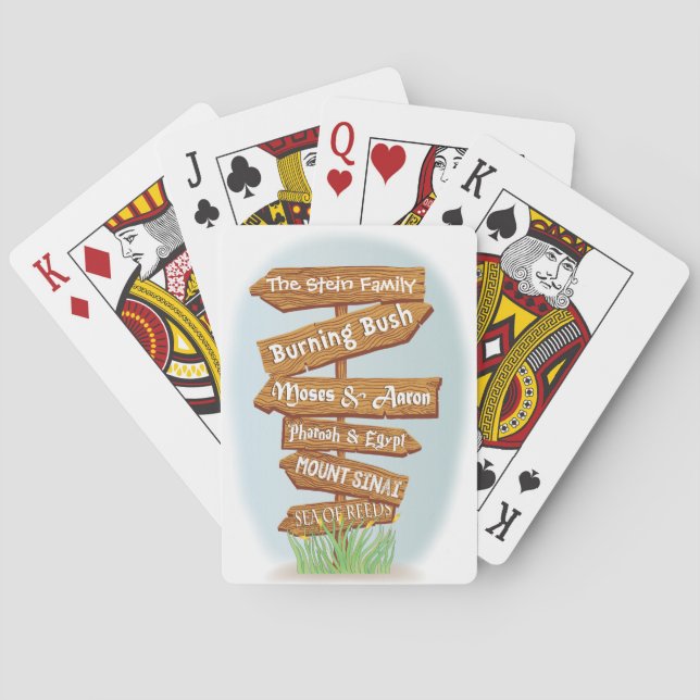 Signs of the Times Poker Cards (Back)