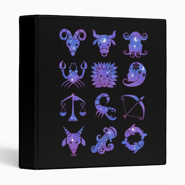 Signs of the Zodiac Binder (Front/Spine)