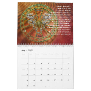 Signs of the Zodiac Calendar