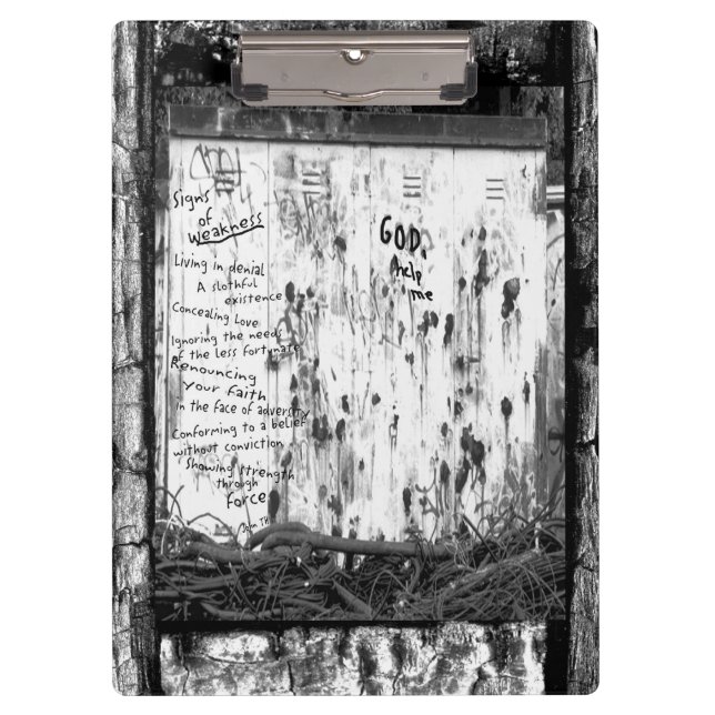 Signs of Weakness Clipboard (Front)