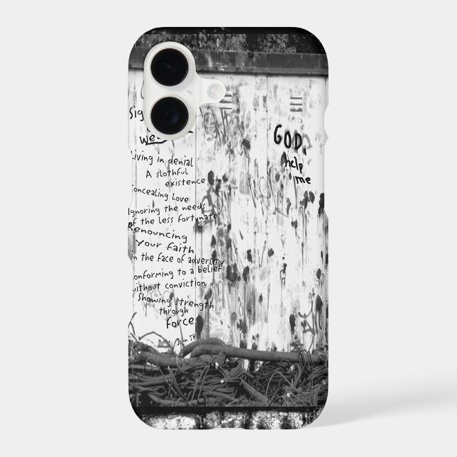 Signs of Weakness Iphone Case (Back)