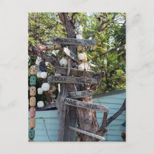 signs postcard