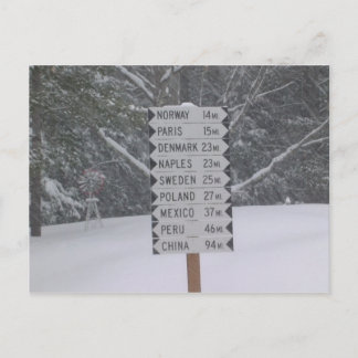 Signs Postcard