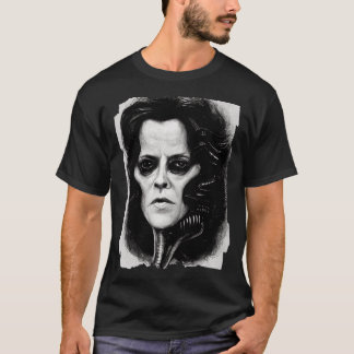 Sigourney Weaver Giger Style T-Shirt