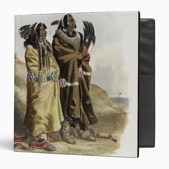 Sih-Chida and Mahchsi-Karehde, Mandan Indians, pla Binder (Front/Inside)