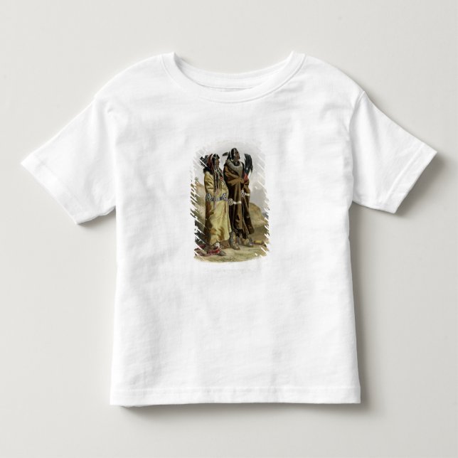 Sih-Chida and Mahchsi-Karehde, Mandan Indians, pla Toddler T-shirt (Front)