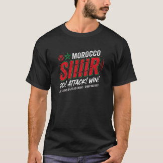 Siiir Morocco Football Fan - Dima Maghrib Chants T-Shirt