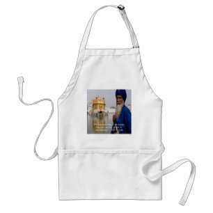 Sikh Actions/Karma Proverb Adult Apron