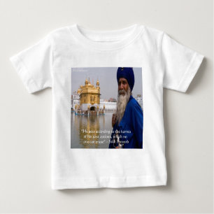 Sikh Actions/Karma Proverb Baby T-Shirt