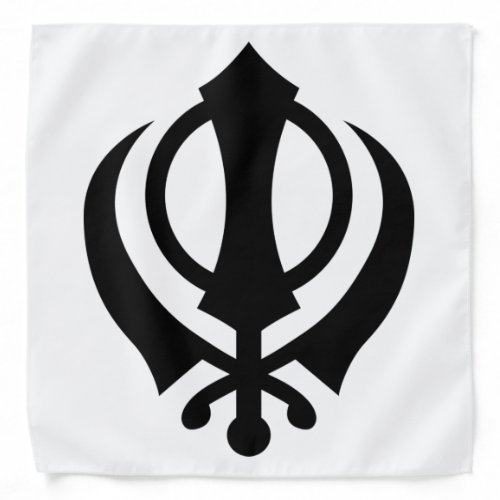 Sikh Khanda Bandana