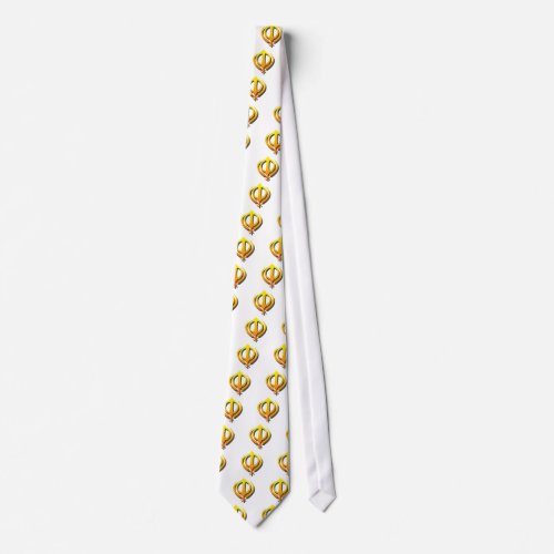 Sikh Khanda Khalsa Sikhism Punjabi Neck Tie