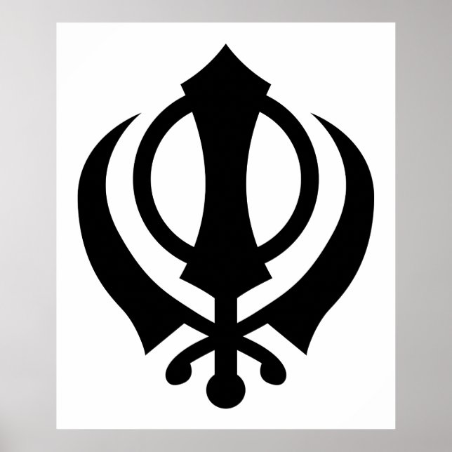 Sikh Khanda Poster (Front)
